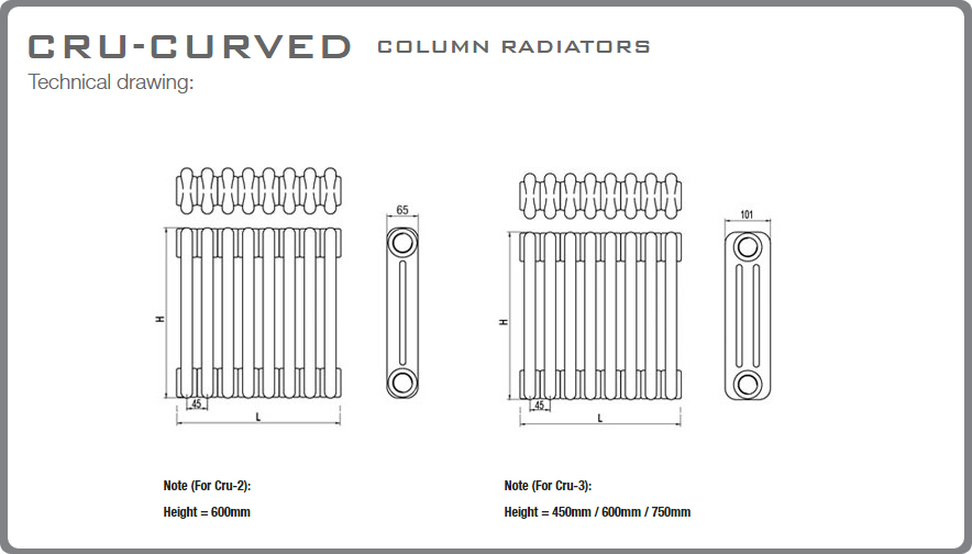 cru curved technical drawing